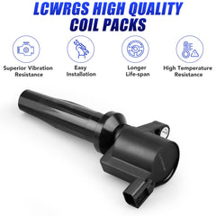 LCWRGS ignition coil close up showing terminal and durable construction benefits