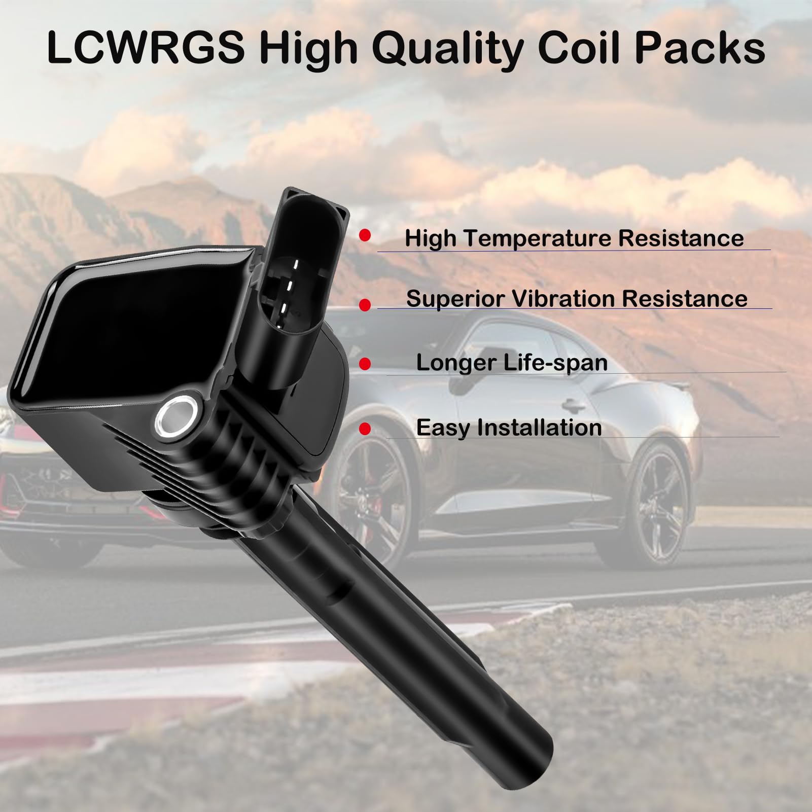 LCWRGS coil top label closeup highlighting correct part identification