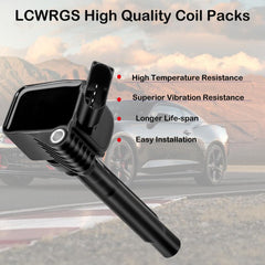 LCWRGS coil top label closeup highlighting correct part identification