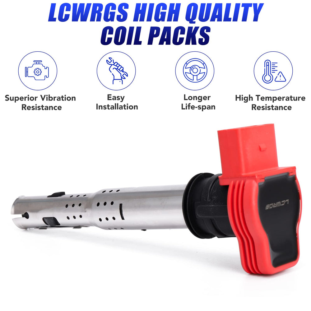 LCWRGS coils beside a ruler showing compact size and correct scale for fitment