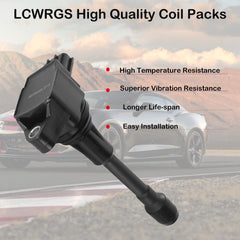 LCWRGS spark plug electrode and threads close-up for better ignition and longer life