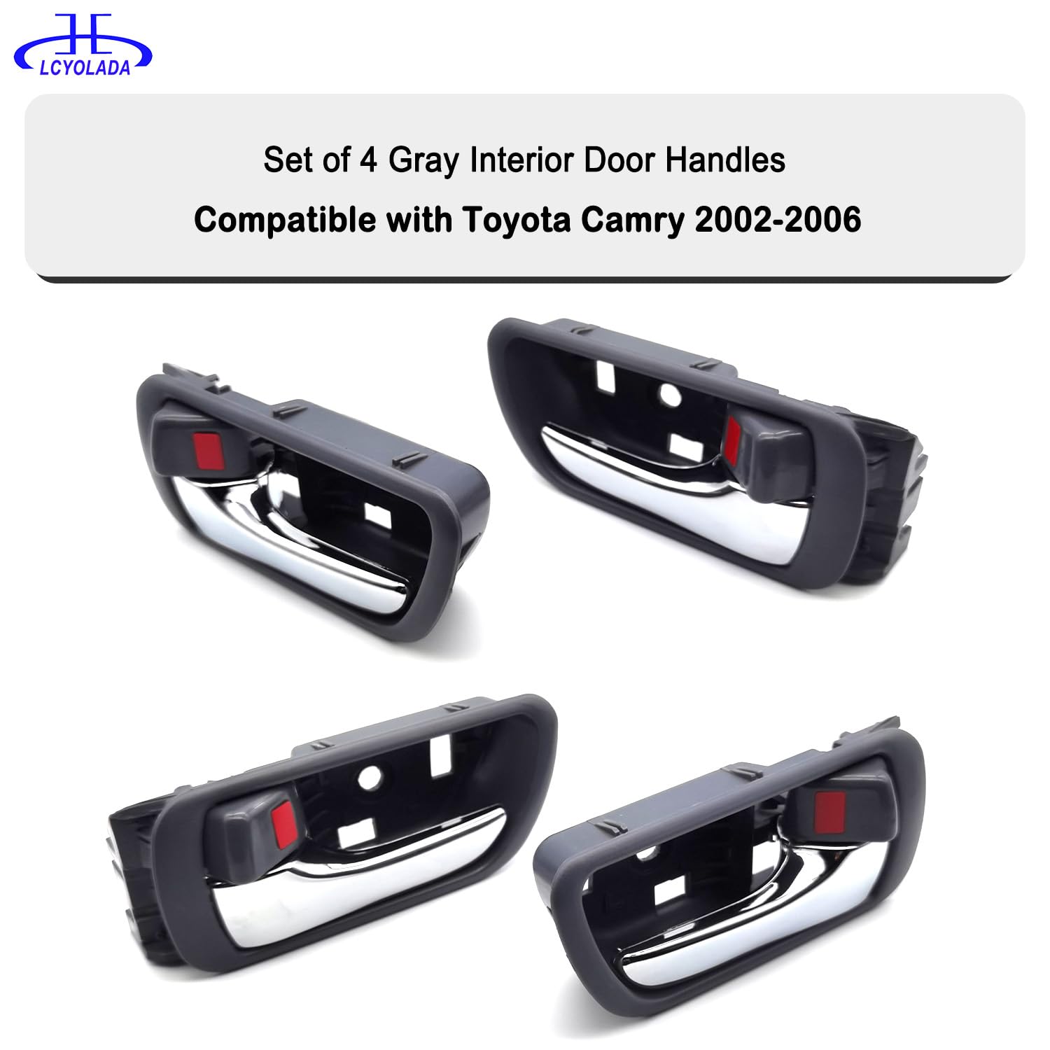 Lcyolada chrome lever detail highlighting polished look and durability