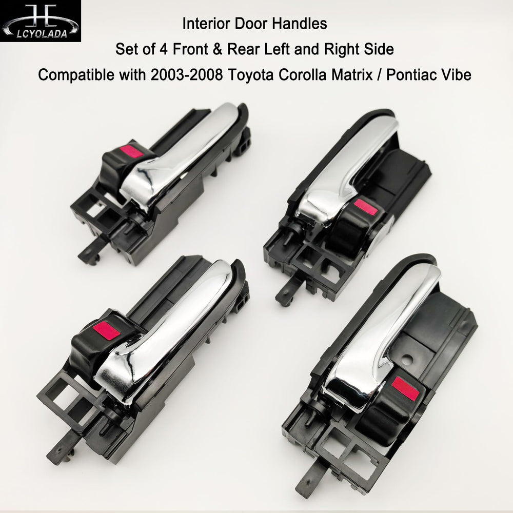 Lcyolada front right handle angled view highlighting chrome lever and fit