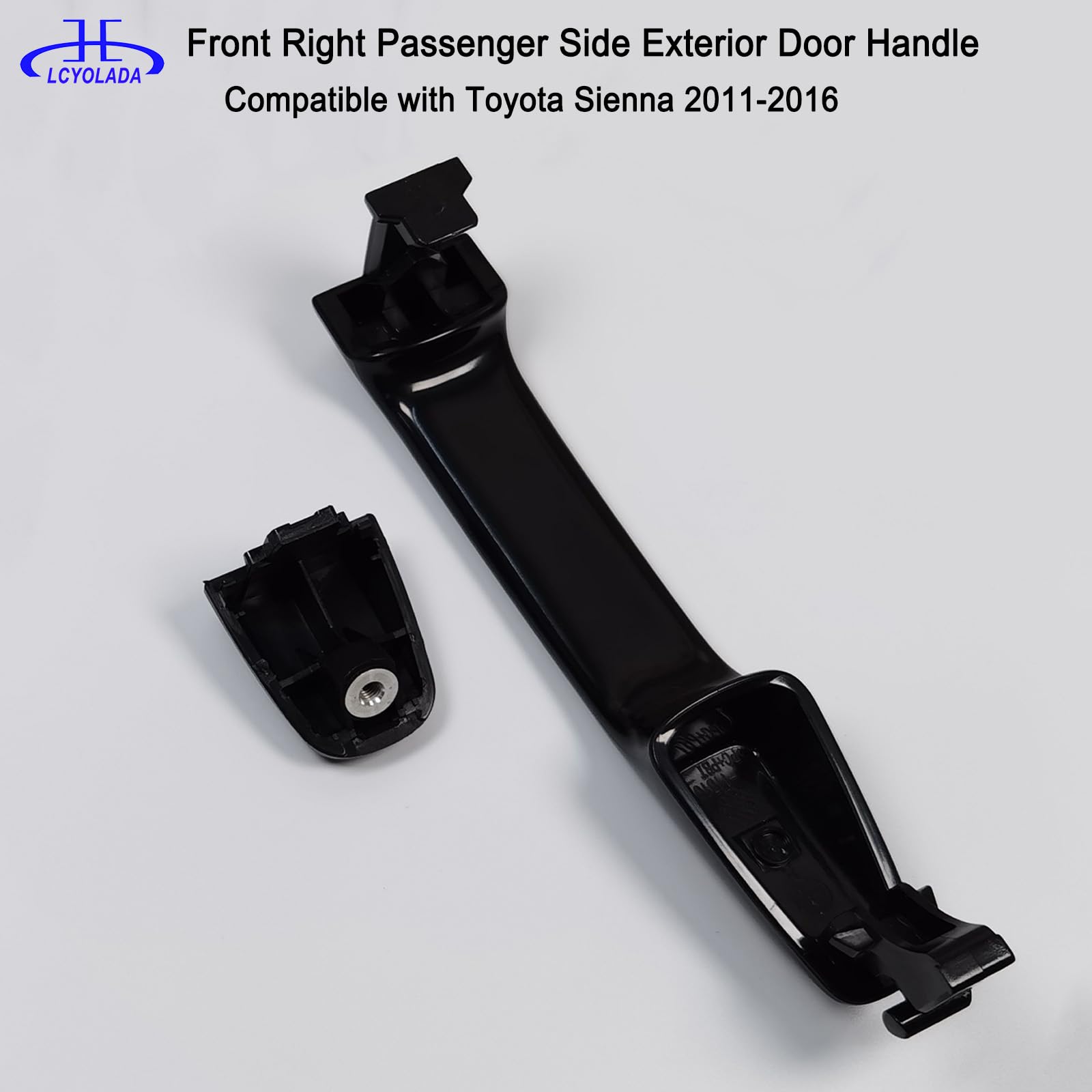 Lcyolada handle close-up of textured surface for durability and improved grip