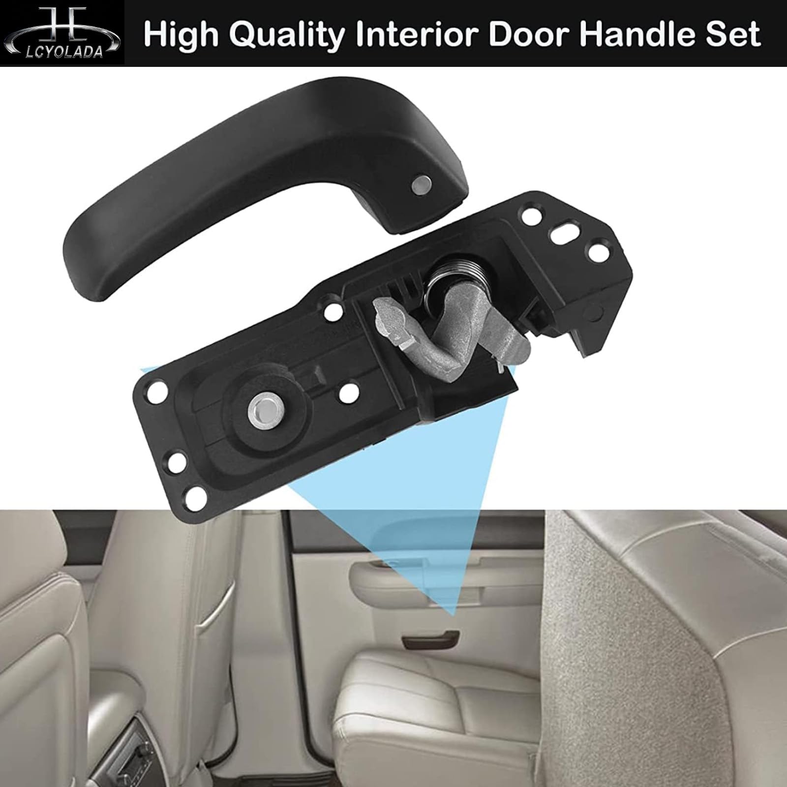 Lcyolada handle front view demonstrating OEM fit and finish