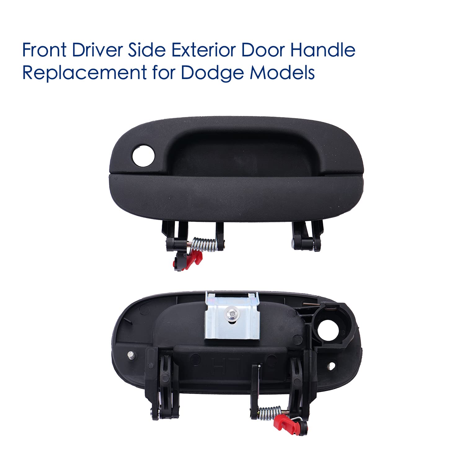 Lcyolada handle mounted on a Dodge Ram door demonstrating correct fit and operation