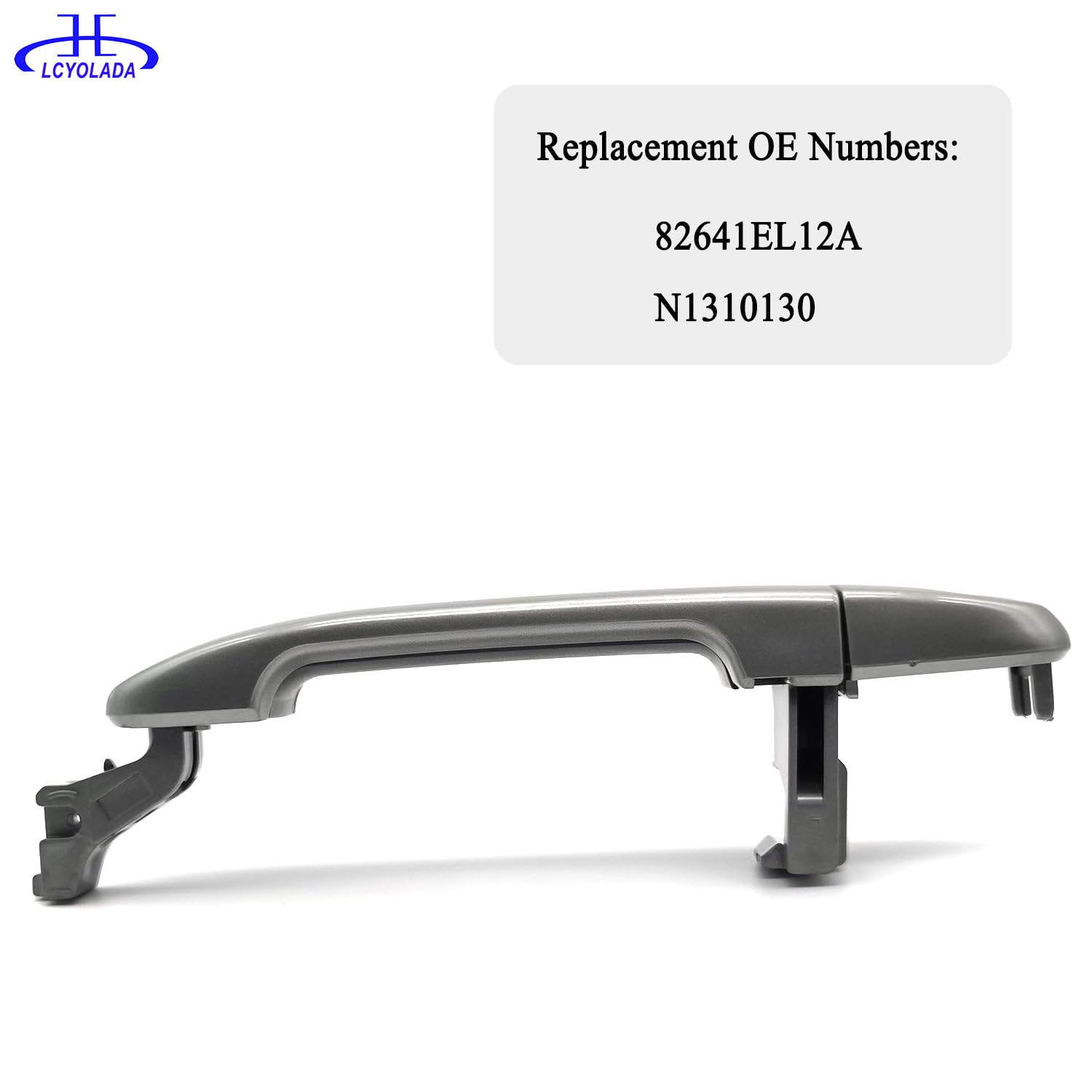 Lcyolada handle mounted on Nissan door demonstrating correct alignment and fit