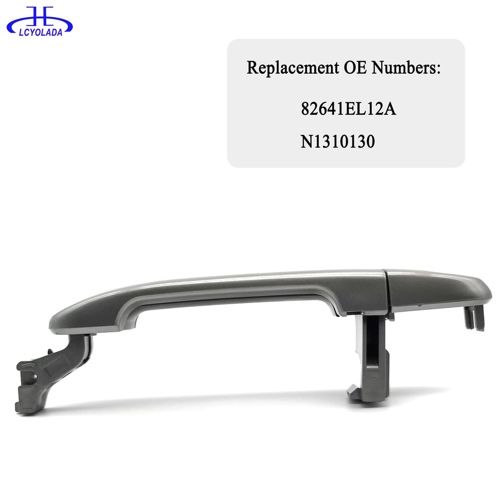 Lcyolada handle mounted on Nissan door demonstrating correct alignment and fit