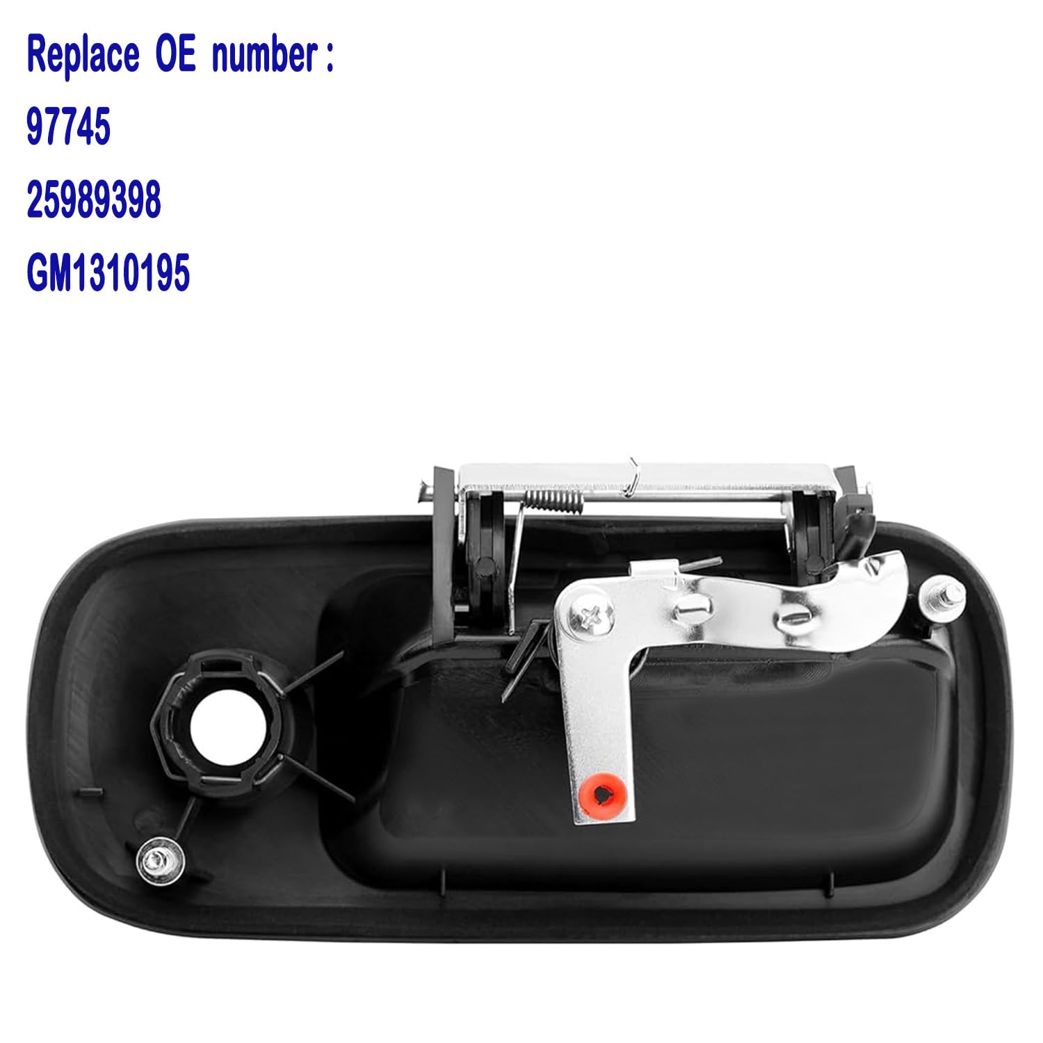 Lcyolada handle mounted on van front left showing seamless OEM appearance benefit