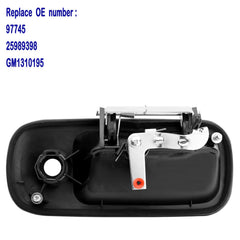 Lcyolada handle mounted on van front left showing seamless OEM appearance benefit