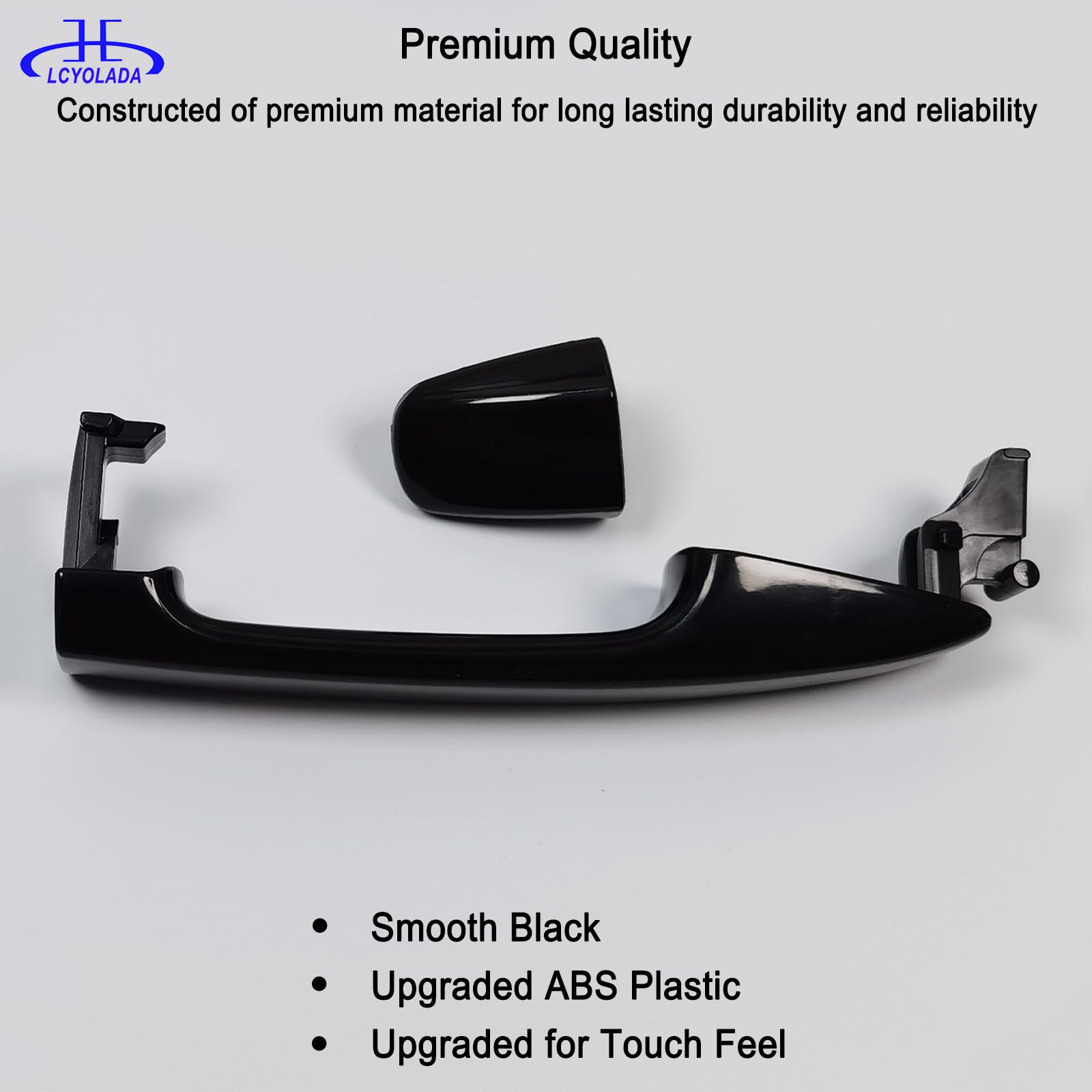 Lcyolada handle installed on Toyota Sienna passenger door showing factory fit