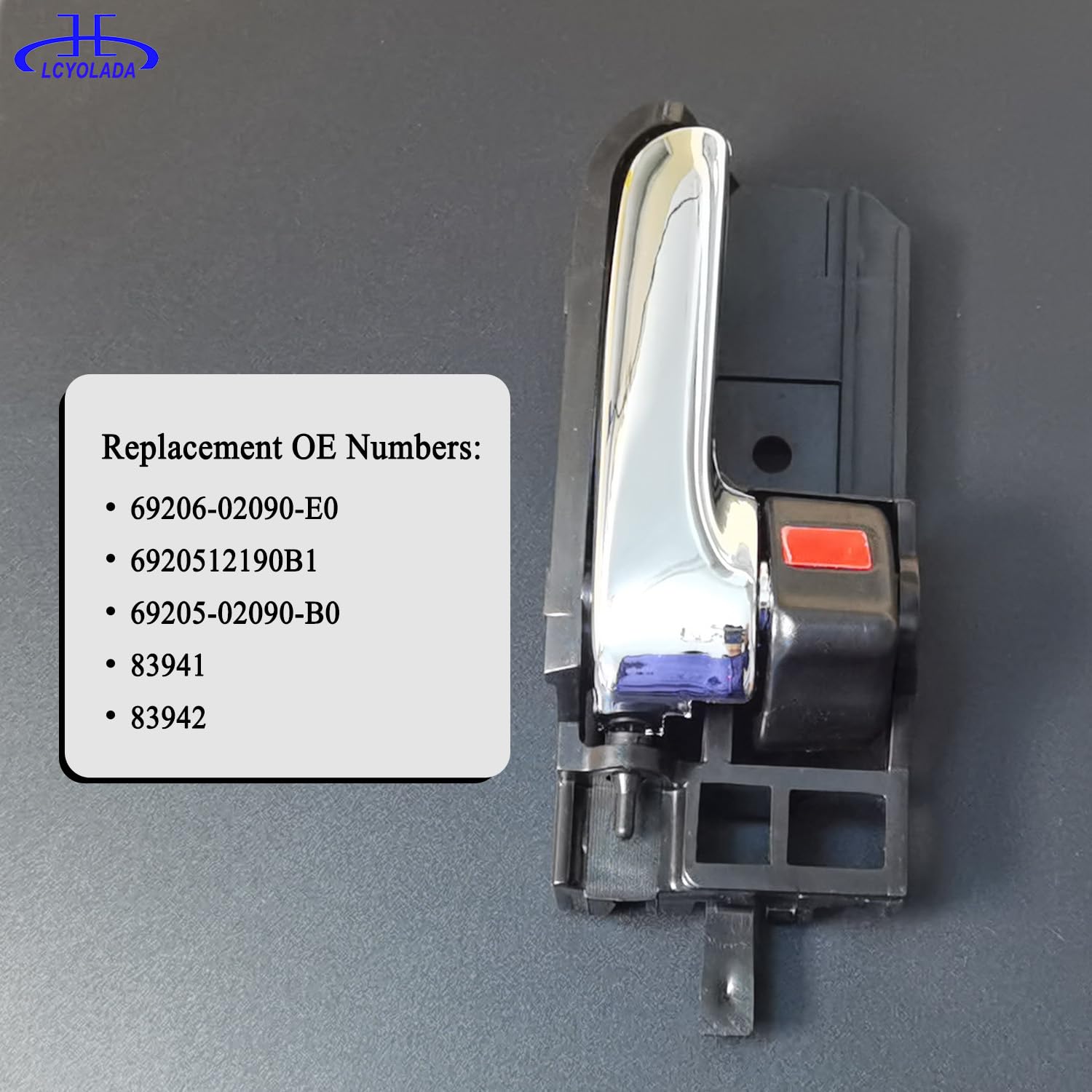 Lcyolada handle next to ruler for size reference ensuring correct fitment before purchase