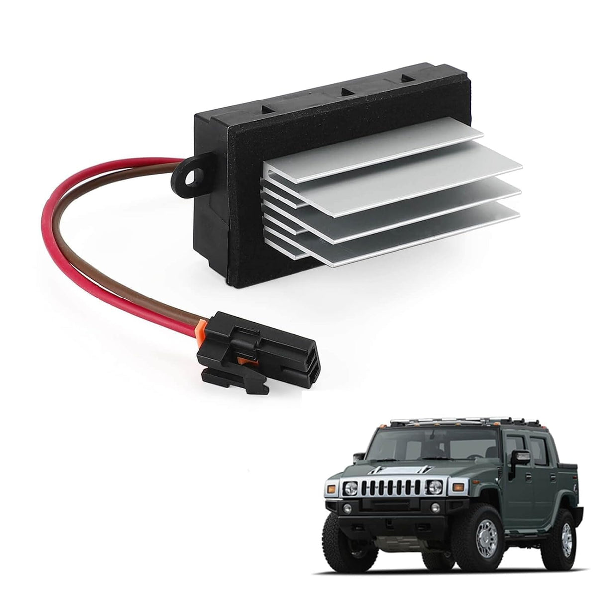 LDCRE front view of blower resistor showing direct-fit design and reliable replacement