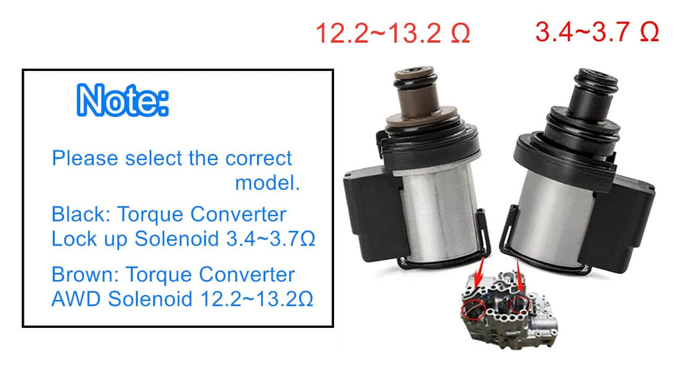 LDCRE solenoid side connector detail showing pins for reliable electrical connection