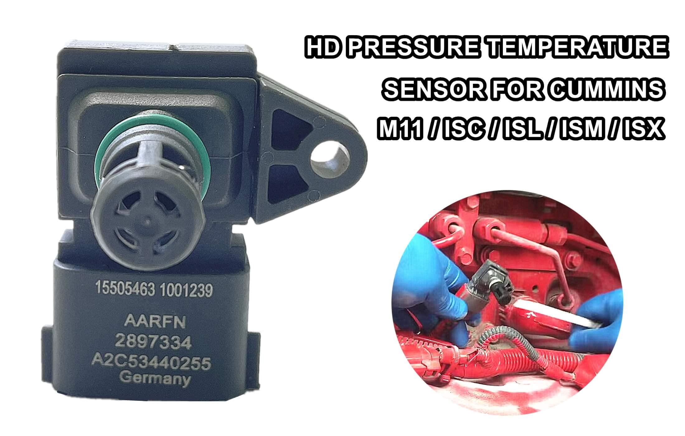 LDCRE side profile of manifold pressure-temperature sensor highlighting durable housing