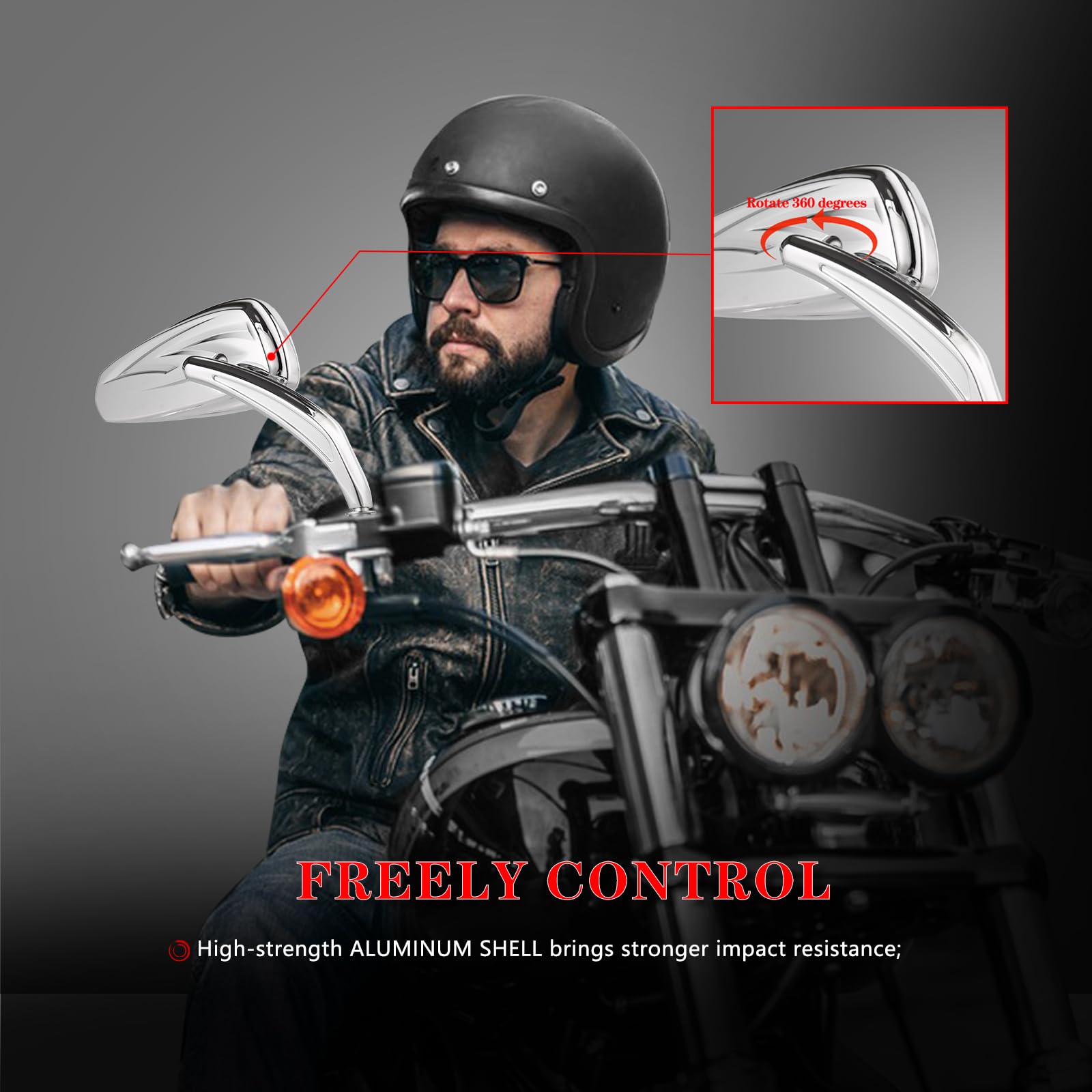 LDJXDADI lifestyle shot on road showing enhanced rear visibility while riding