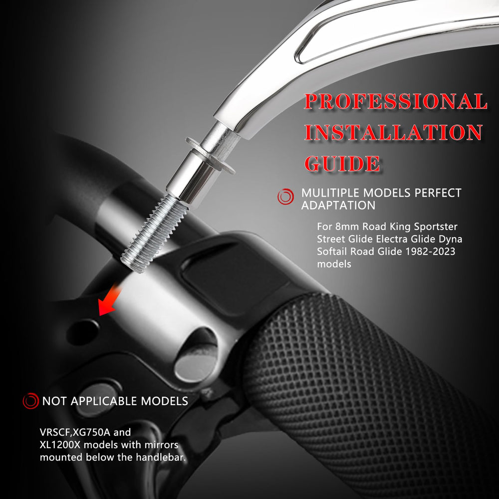 LDJXDADI threaded M8 base detail showing secure fit and vibration resistance