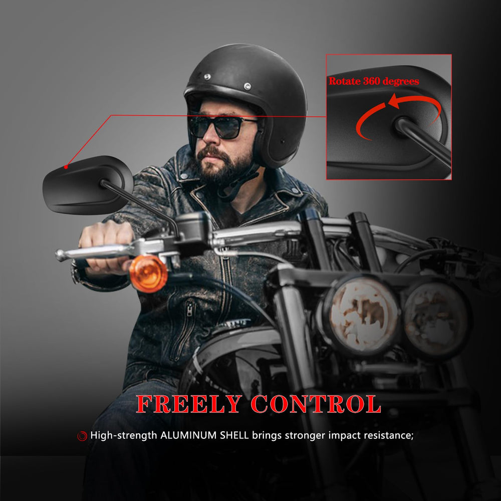 LDJXDADI lifestyle shot on cruiser illustrating stylish black finish and durability