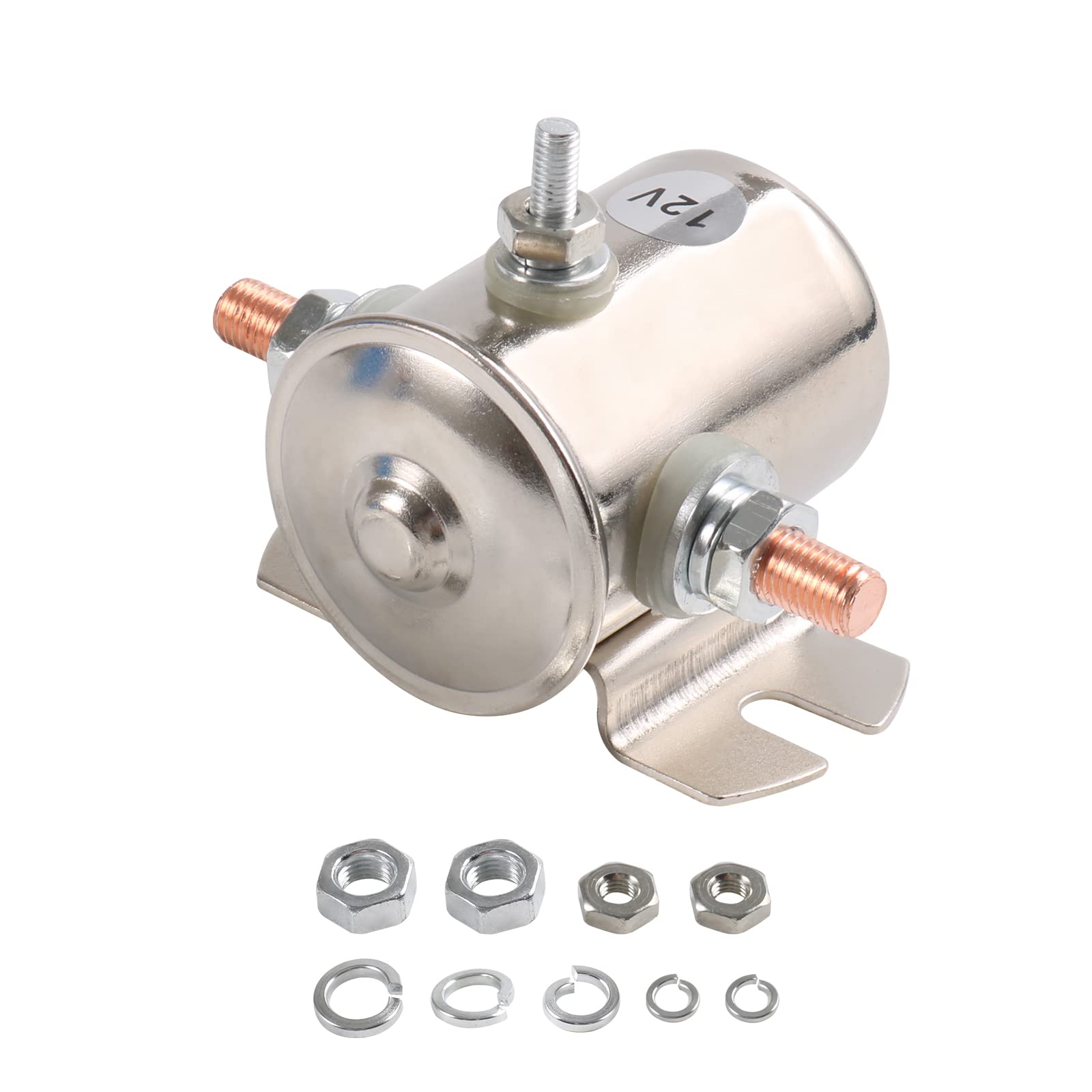 LDMINDA front view solenoid showing studs and terminals for reliable connections