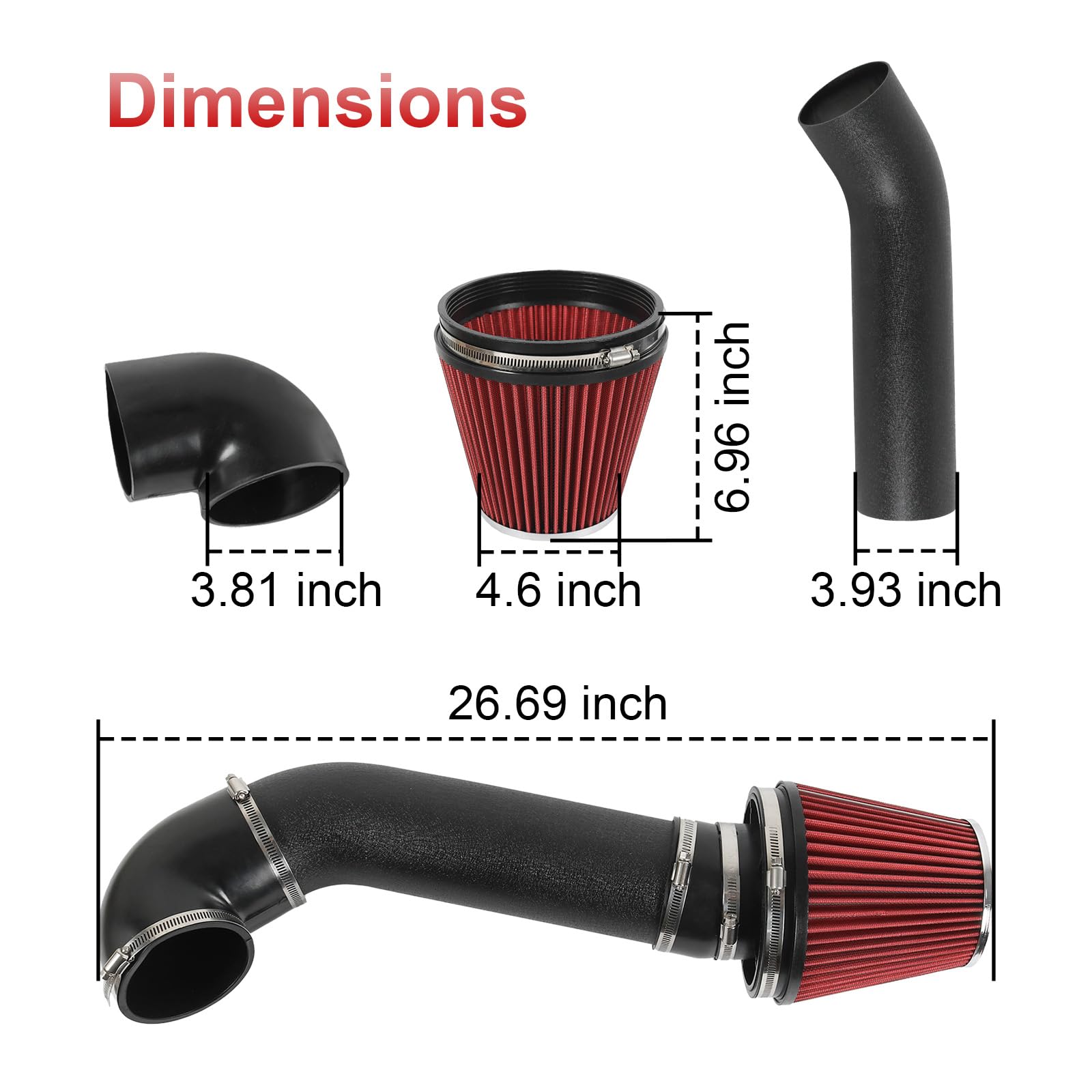 LDMINDA intake rotated to passenger side illustrating flexible placement benefit