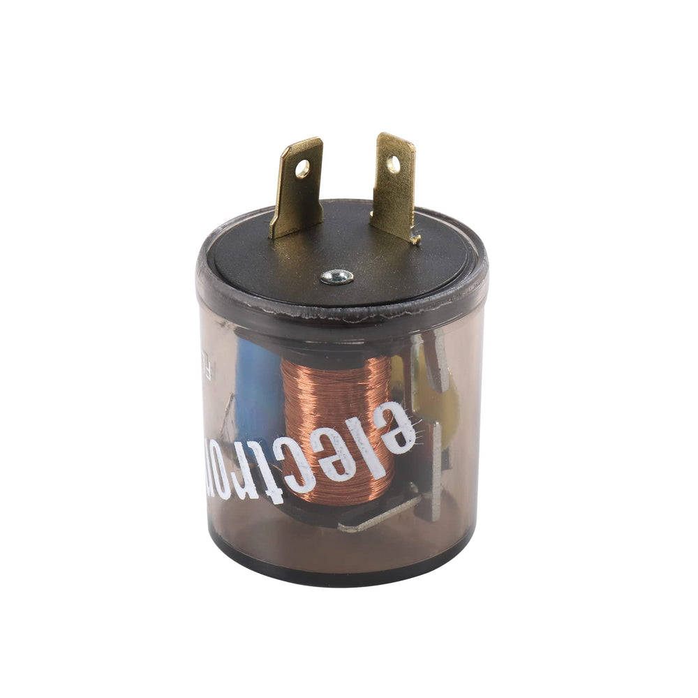 LDMINDA side profile of the 2-pin 12V relay highlighting low-profile fit for tight spaces