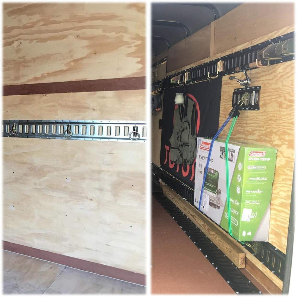 LE KAPMOZ anchors mounted in trailer interior improving cargo organization