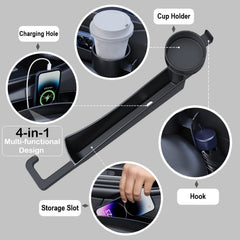 LeaHun cup holder closeup holding a standard takeaway cup securely