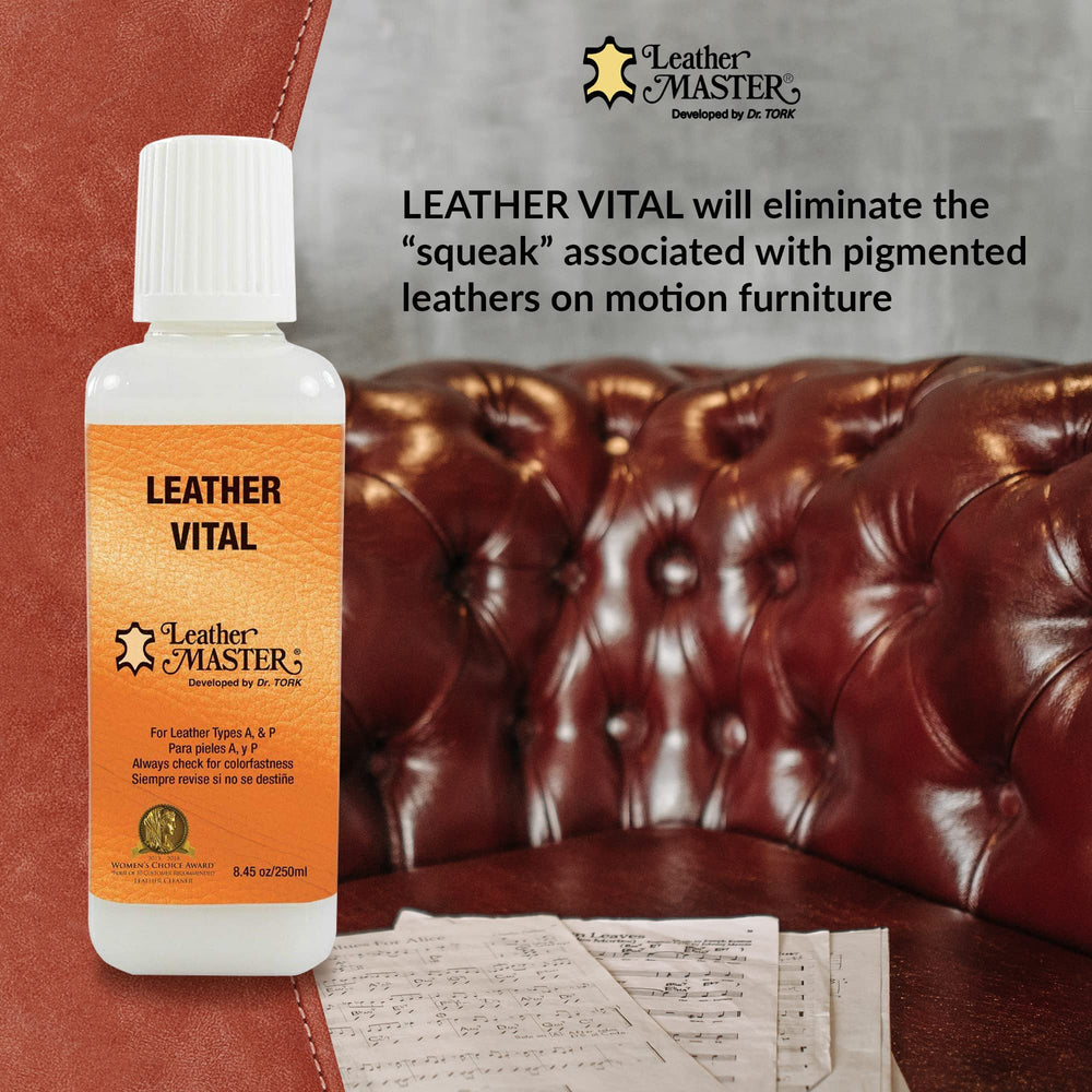 Leather Master applied on car seat before and after showing improved appearance
