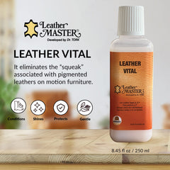Leather Master applied to car seat during detailing for cleaner, protected auto upholstery
