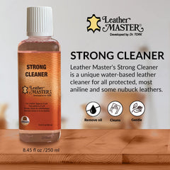 Leather Master treating a handbag to restore color and guard against stains