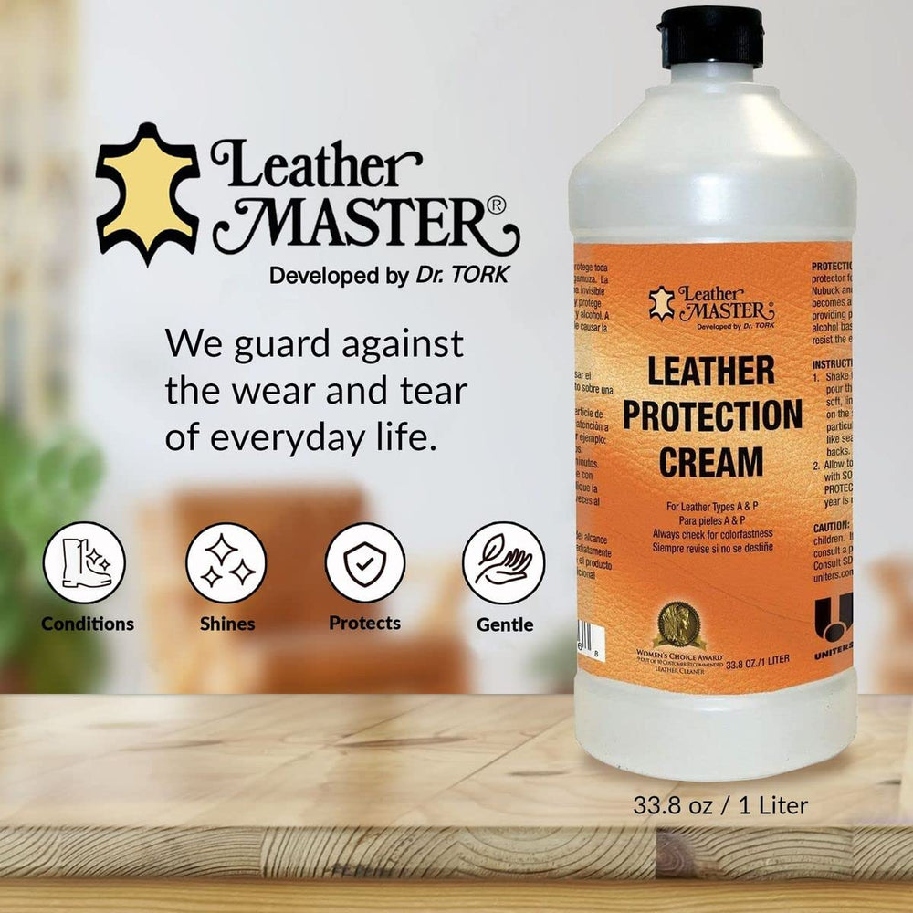 Leather Master label and ingredients panel clarity for safe, water-based use
