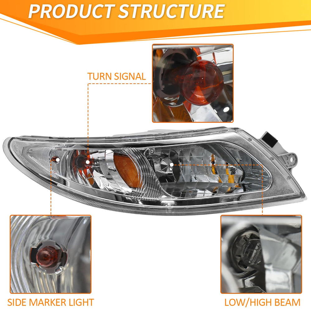 LEAVAN side profile of headlight assembly highlighting durable housing and streamlined shape
