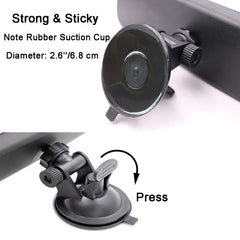LECAMEBOR mirror tilted to demonstrate 360-degree adjustment for optimal sightline