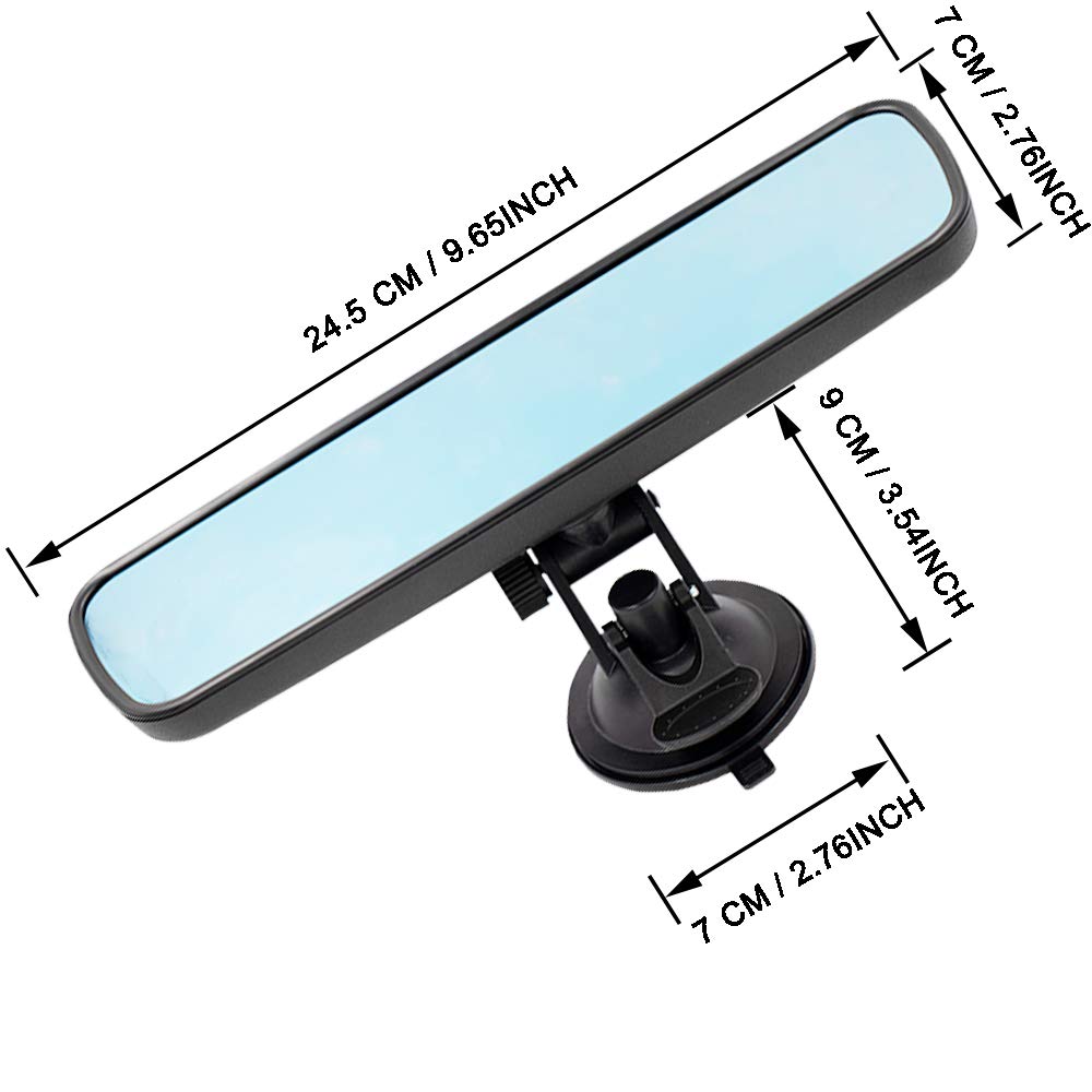 LECAMEBOR close-up of blue coating filtering headlights for reduced glare