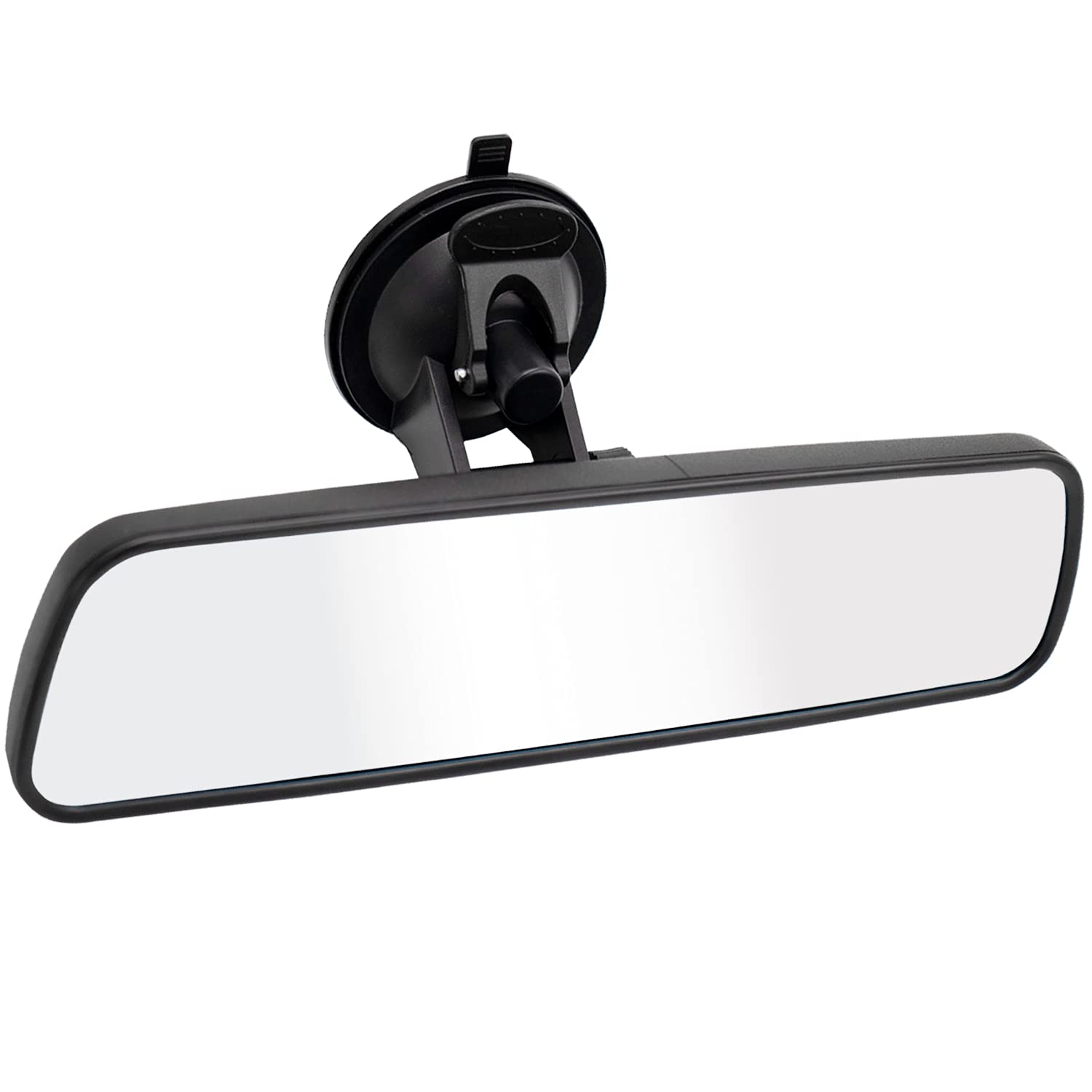 LECAMEBOR front view mirror showing wide reflective surface for clearer rear vision