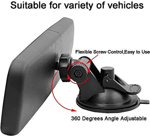 LECAMEBOR mirror installed inside car improving rear visibility for safer driving
