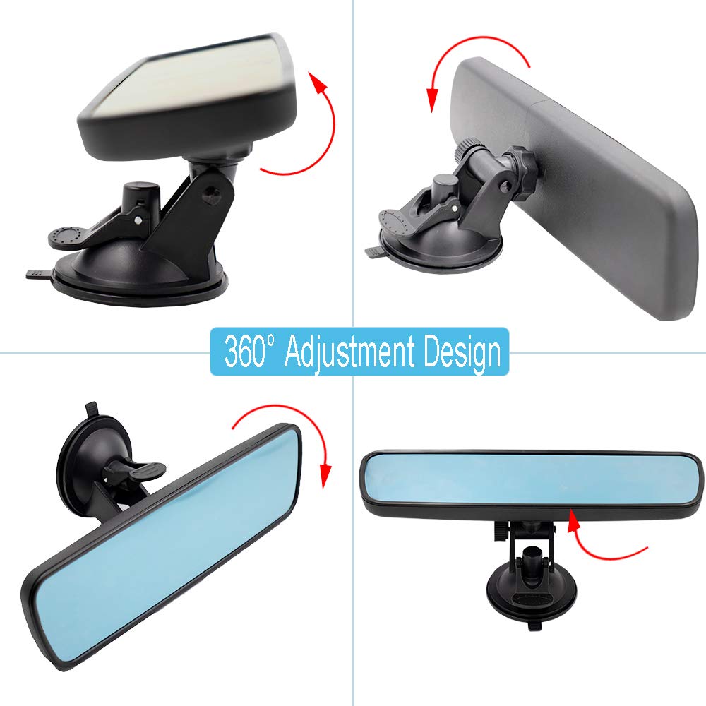 LECAMEBOR rubber suction cup mounted on glass providing strong, non-slip hold