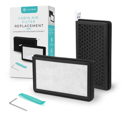 Lectron front packaging showing 2-pack and Tesla compatibility, clear product benefit