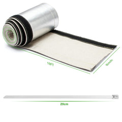LEDAUT aluminized fabric close-up highlighting reflective thermal barrier