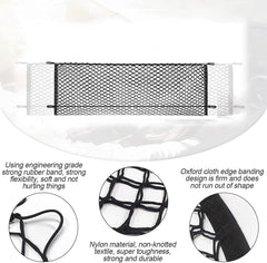 Leezhen cargo net installed in Nissan Armada trunk demonstrating secure fit