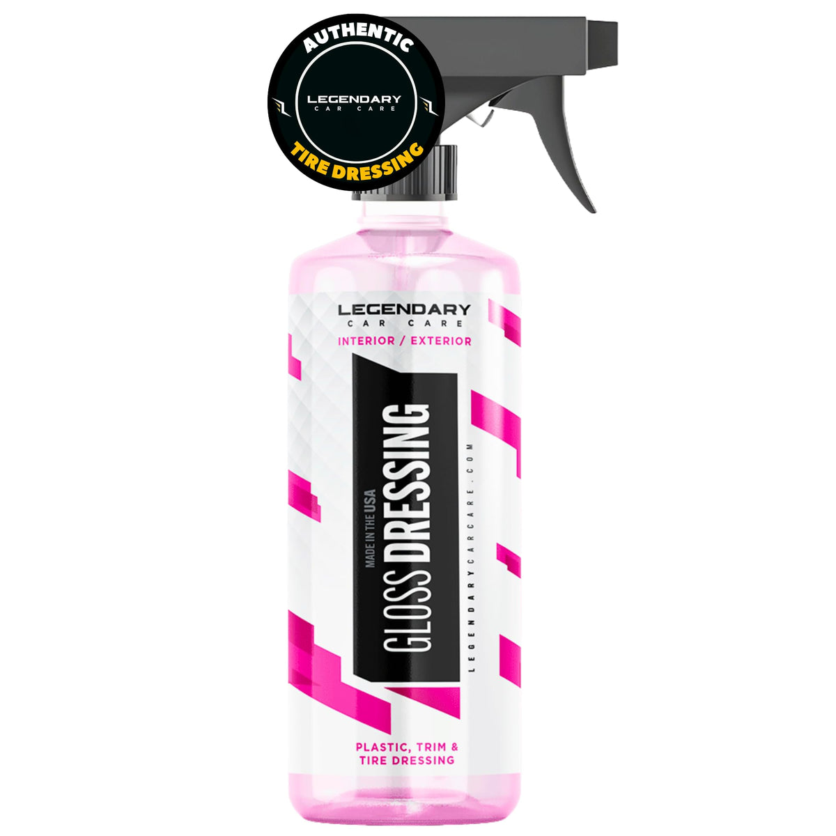 Legendary Car Care front packaging 16oz shows label and benefits