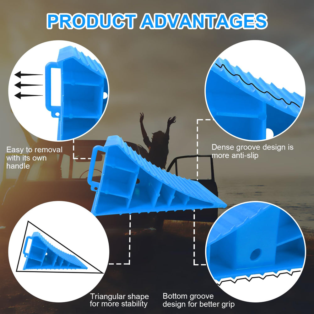 LEIDGG stacked chocks compact for neat travel storage
