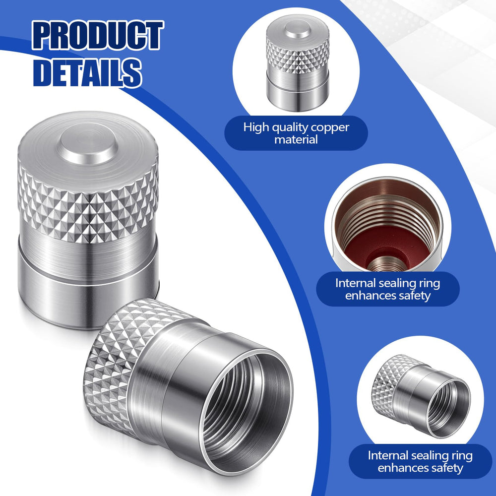 LEIFIDE internal seal ring visible inside cap offering dust and moisture protection