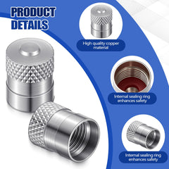 LEIFIDE internal seal ring visible inside cap offering dust and moisture protection
