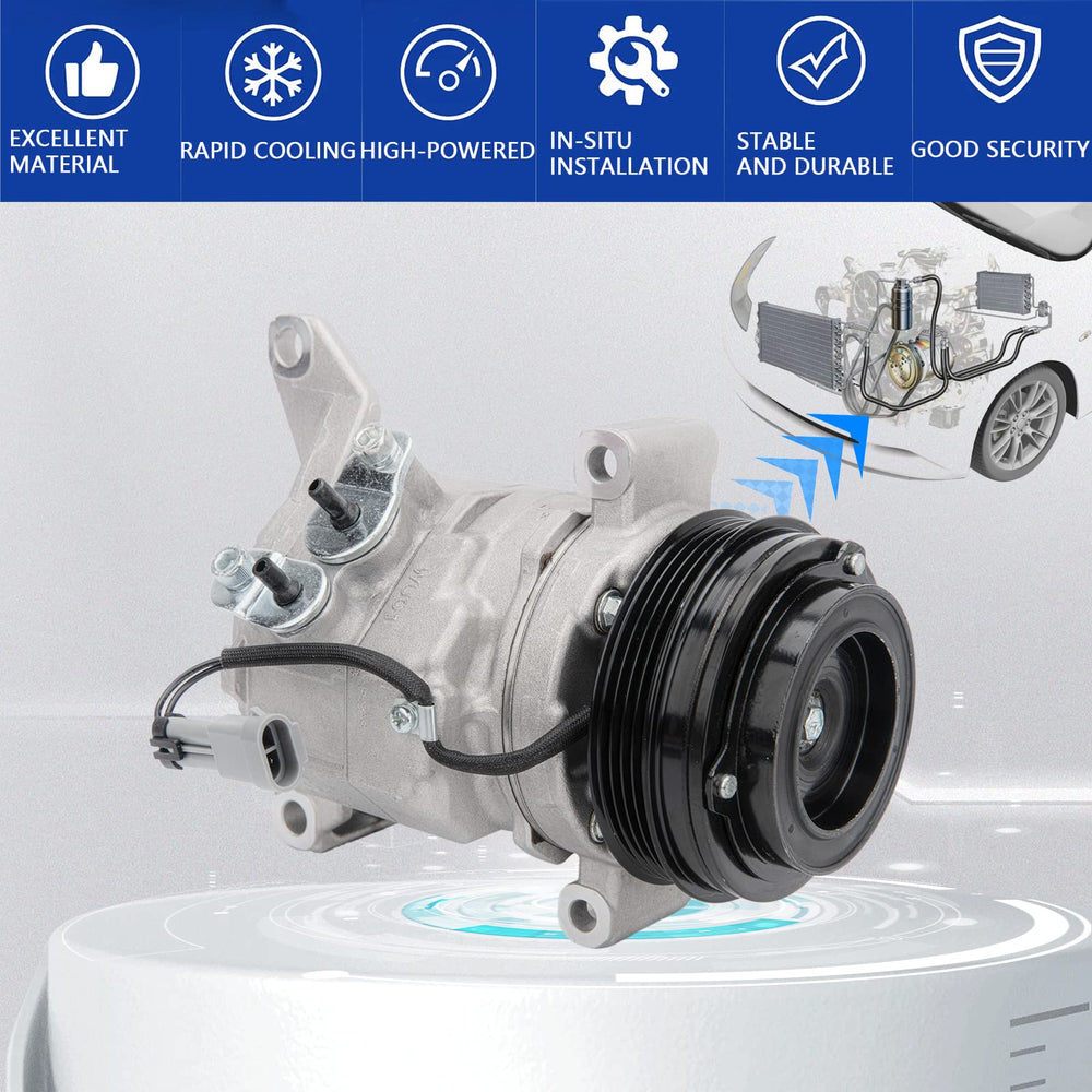 LEIMO KPARTS compressor pulley angle showing OEM-style performance