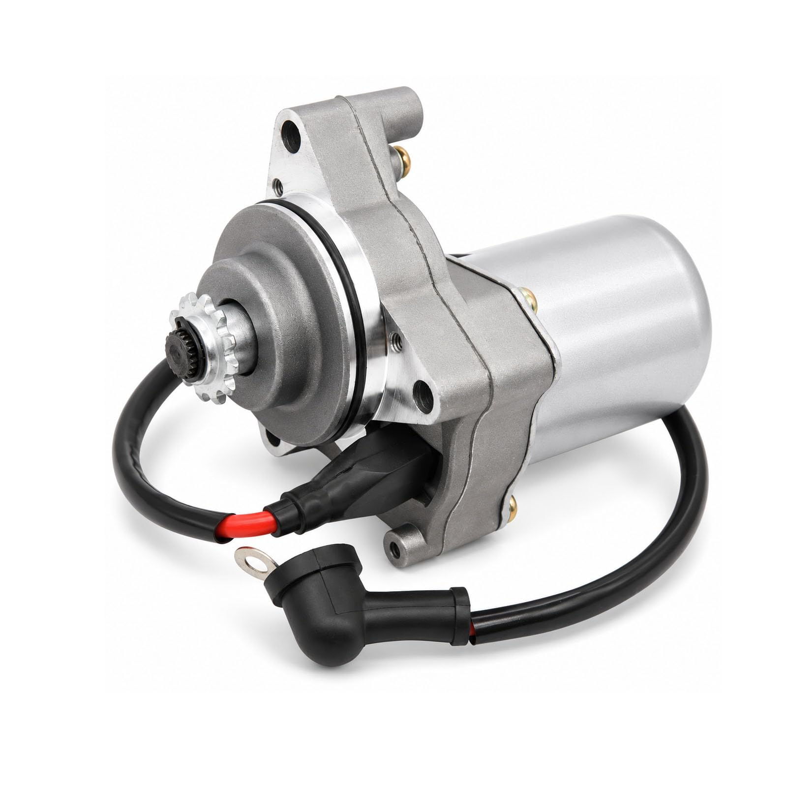 LEIMO KPARTS starter front view showing compact housing and durable finish