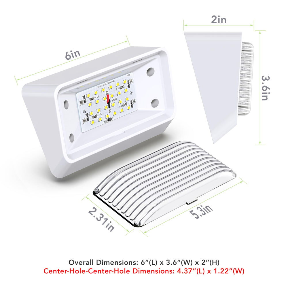 Leisure LED clear lens close-up displaying crisp light output for visibility