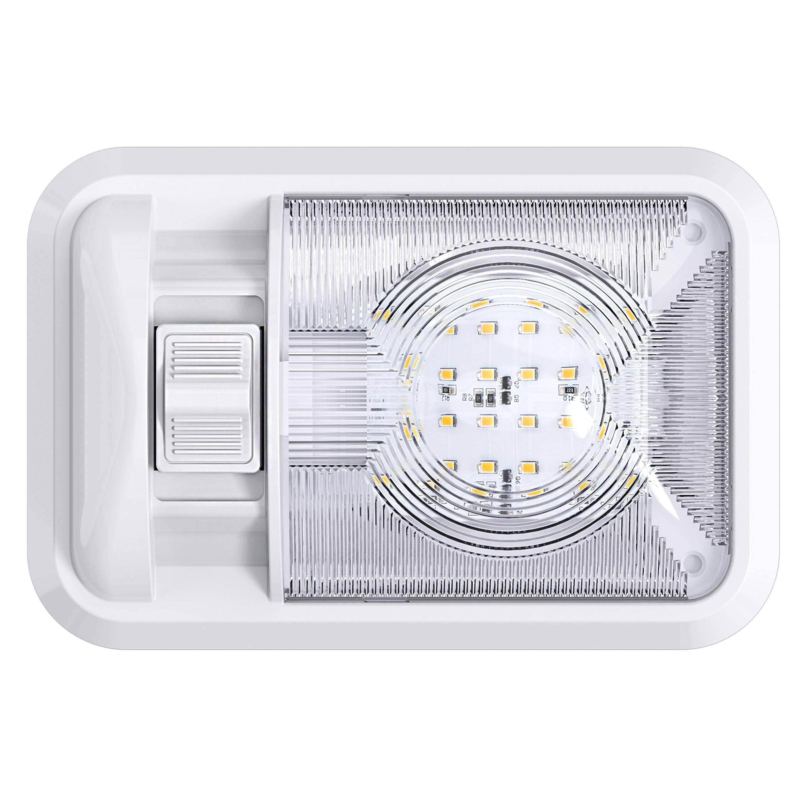 Leisure LED two-pack packaging showing both dome lights ready for installation