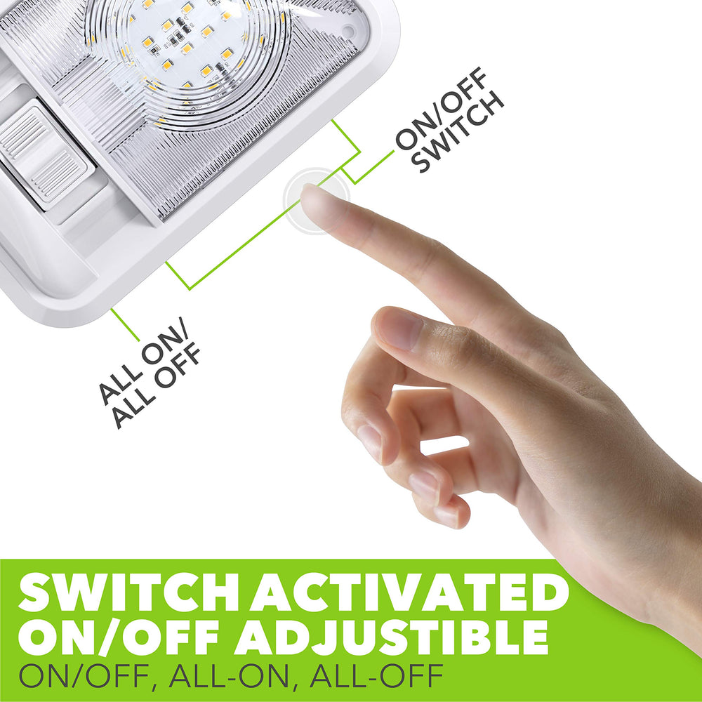 Leisure LED side profile highlighting low-profile design that saves headroom
