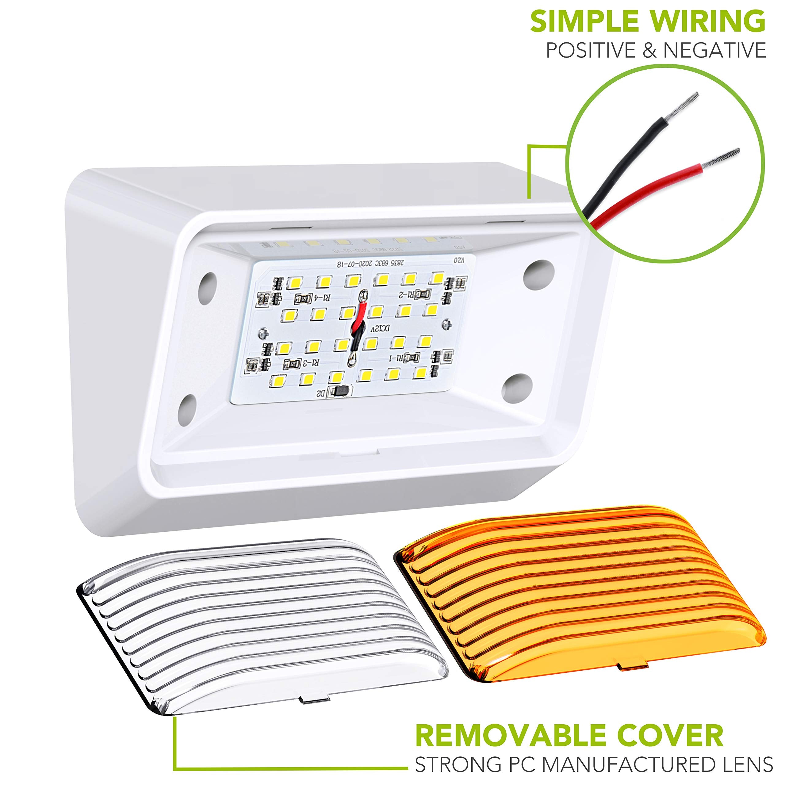 Leisure LED internal LED array detail showing long-life, energy-saving design